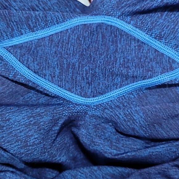 PINK Victoria's Secret Heathered Blue/Black Active/Workout Leggings. Size Medium - Picture 10 of 10